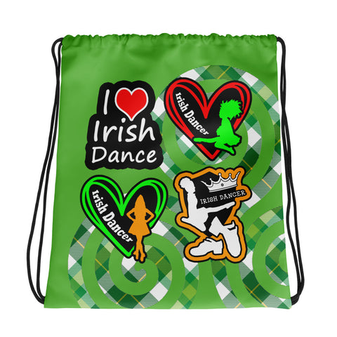 Irish Dancer Drawstring bag - Free P&P Worldwide