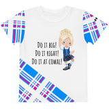Cowal Games Kids crew neck t-shirt - Quote Lynette Murray - FREE p&p