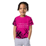 Cowal Games Kids crew neck t-shirt - Quote by Alison Williams - FREE p&p