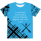 Kids crew neck t-shirt - Quote by Claire Sharples - FREE p&p Worldwide
