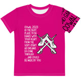 Cowal Games Kids crew neck t-shirt - Quote by Linda Shields - FREE p&p