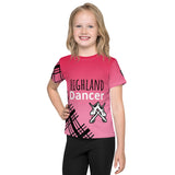 Tartan Kids crew neck t-shirt - FREE p&p Worldwide