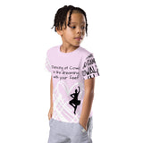 Cowal Games Kids crew neck t-shirt - Quote by Dawn McDonald