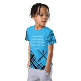 Kids crew neck t-shirt - Quote by Claire Sharples - FREE p&p Worldwide
