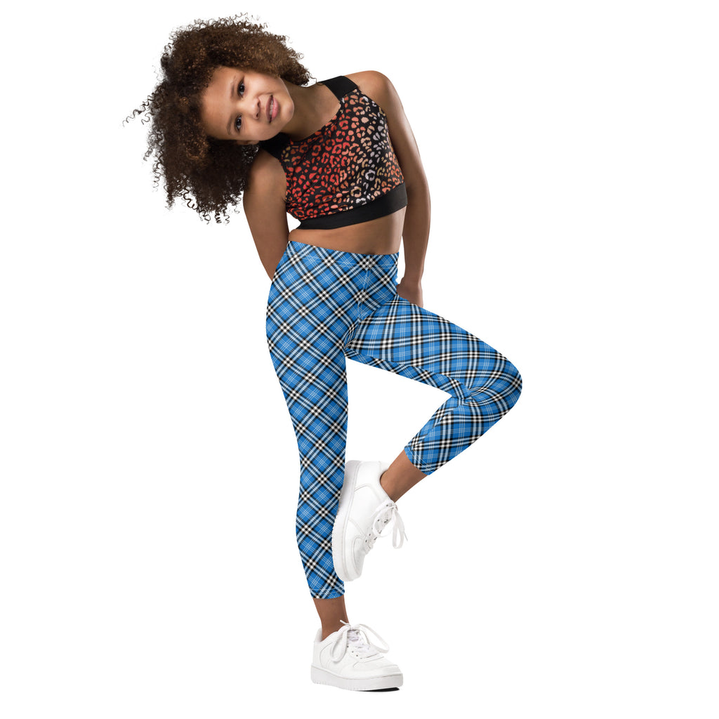 Kids on sale tartan leggings