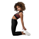 Kid's Highland Dancer Leggings with Turnout design on inner leg - FREE P&P WORLDWIDE