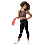 Kid's Highland Dancer Leggings with Turnout design on inner leg - FREE P&P WORLDWIDE