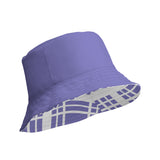 Purple Tartan Reversible bucket hat