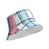 Pastel Belle Tartan Reversible bucket hat #2