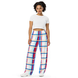 Modern Tartan wide-leg pants - Free p&p Worldwide