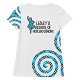 LESLEY'S SCHOOL OF HIGHLAND Women's Athletic T - Free p&p