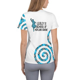 LESLEY'S SCHOOL OF HIGHLAND Women's Athletic T - Free p&p