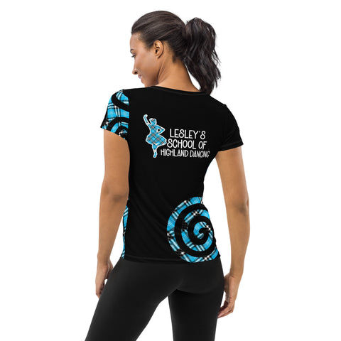 LESLEY'S SCHOOL OF HIGHLAND Women's Athletic T - Free p&p