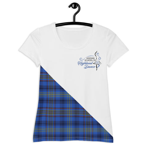 Higgins School of Highland Dance Women's Athletic T-shirt