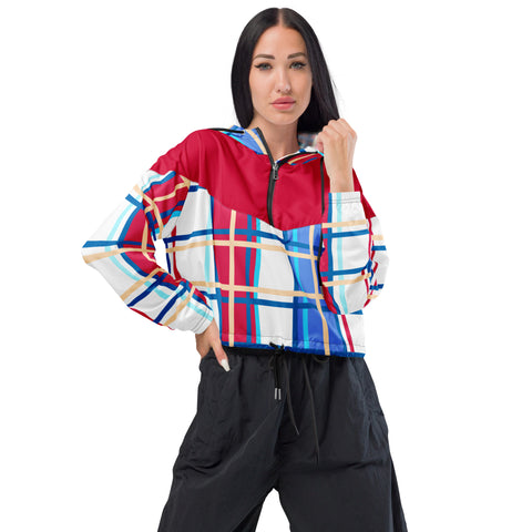 Women’s Cropped Windbreaker Jacket