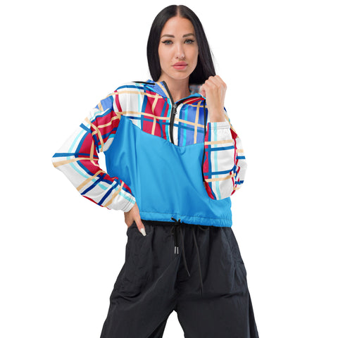 Women’s Cropped Windbreaker Jacket - FREE p&p Worldwide