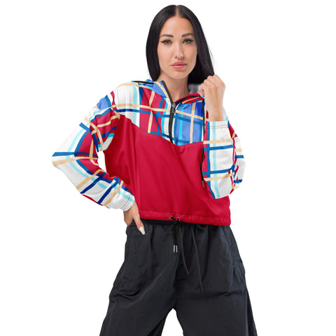 Women’s Cropped Windbreaker Jacket