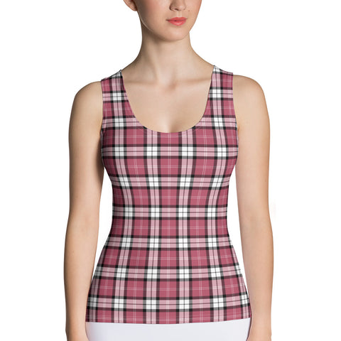 Ladies Nisbet Rose Tartan Vest Top - Free p&p Worldwide