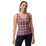 Ladies Nisbet Rose Tartan Vest Top - Free p&p Worldwide
