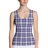 Ladies Strathclyde Purple Tartan Vest Top - Free p&p Worldwide