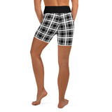 Yoga Shorts Ladies - Tartan Yoga Shorts - Free p&p Worldwide
