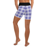 Yoga Shorts Ladies - Tartan Yoga Shorts - Free p&p Worldwide
