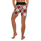 Yoga Shorts Ladies - Tartan Yoga Shorts - Free p&p Worldwide