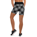 Yoga Shorts Ladies - Tartan Yoga Shorts - Free p&p Worldwide