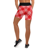 Yoga Shorts Ladies - Tartan Yoga Shorts - Free p&p Worldwide