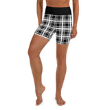 Yoga Shorts Ladies - Tartan Yoga Shorts - Free p&p Worldwide