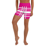Yoga Shorts Ladies - Tartan Yoga Shorts - Free p&p Worldwide