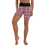 Yoga Shorts Ladies - Tartan Yoga Shorts - Free p&p Worldwide