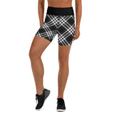 Yoga Shorts Ladies - Tartan Yoga Shorts - Free p&p Worldwide