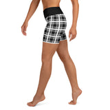 Yoga Shorts Ladies - Tartan Yoga Shorts - Free p&p Worldwide