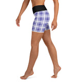 Yoga Shorts Ladies - Tartan Yoga Shorts - Free p&p Worldwide