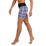 Yoga Shorts Ladies - Tartan Yoga Shorts - Free p&p Worldwide