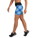 Yoga Shorts Ladies - Tartan Yoga Shorts - Free p&p Worldwide
