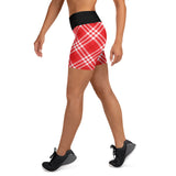 Ladies Tartan Yoga Shorts - Free p&p Worldwide