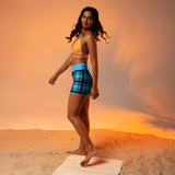 Yoga Shorts Ladies - Tartan Yoga Shorts - Free p&p Worldwide