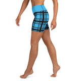 Yoga Shorts Ladies - Tartan Yoga Shorts - Free p&p Worldwide