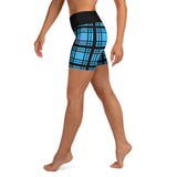 Yoga Shorts Ladies - Tartan Yoga Shorts - Free p&p Worldwide