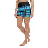 Yoga Shorts Ladies - Tartan Yoga Shorts - Free p&p Worldwide