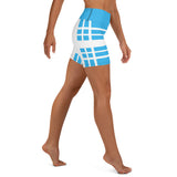 Yoga Shorts Ladies - Tartan Yoga Shorts - Free p&p Worldwide