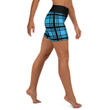 Yoga Shorts Ladies - Tartan Yoga Shorts - Free p&p Worldwide