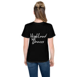 Highland Dancer youth crew neck T-shirt - HD Logo #2