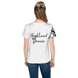 Highland dancer Youth crew neck t-shirt
