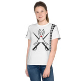 Leap with Swords youth crew neck T-shirt #2B - FREE p&p Worldwide