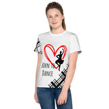 Highland Dancer Tee Youth crew neck t-shirt #27