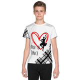 Highland Dancer Tee Youth crew neck t-shirt #27