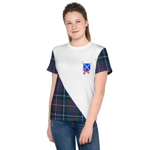 Swanston School of Highland Dance Youth crew neck t-shirt